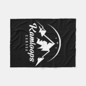 Couverture Polaire Station de ski de Kamloops Canada Ski Snowboard (Devant (Horizontal))