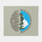 Couverture Polaire Station de ski de Vail Colorado (Devant (Horizontal))