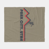 Couverture Polaire Station de ski Park city Utah (Devant (Horizontal))