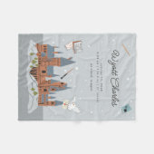 Couverture Polaire Statistiques de naissance de bébé Harry Potter à P (Devant (Horizontal))