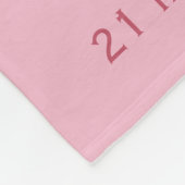 Couverture Polaire Statistiques de naissance Koala Ours rose Vert Fle (Coin)