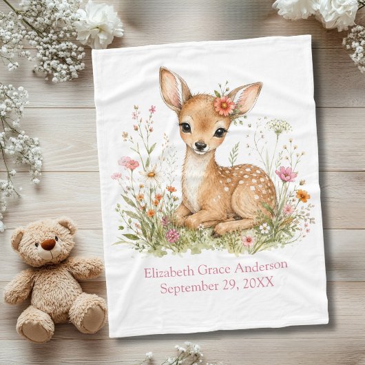 Couverture Polaire Statistiques de naissance Nom Date Cerf Bébé Fille