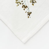 Couverture Polaire Statistiques de naissance personnalisées Pink Flor (Coin)