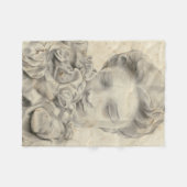 Couverture Polaire Statue dans le Jardin I (Devant (Horizontal))