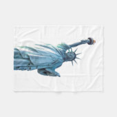 Couverture Polaire Statue de la liberté (Devant (Horizontal))