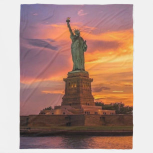 Couverture Polaire Statue de la Liberté