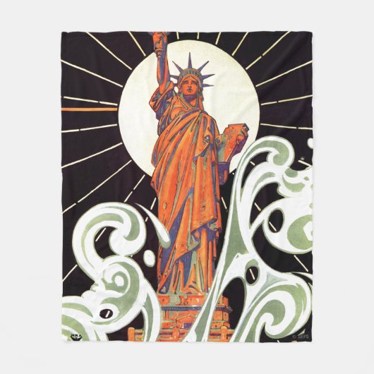 Couverture Polaire Statue de la Liberté (Devant)
