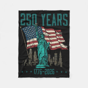 Couverture Polaire Statue de la Liberté 250 ans 250e anniversaire Fem