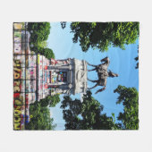Couverture Polaire Statue de Robert E. Lee (Devant (Horizontal))