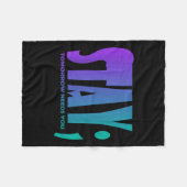 Couverture Polaire Stay Tomorrow Needs You Suicide Prevention Awarene (Devant (Horizontal))