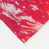 Couverture Polaire Steak de boeuf cru frais viande marbrée texture fe (Coin)