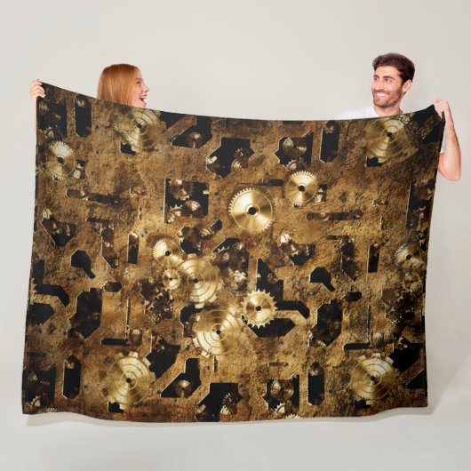 Couverture Polaire Steampunk (En situation)