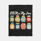 Couverture Polaire Stem Is My Jam Teacher Science Tech Engineering Ma (Devant)