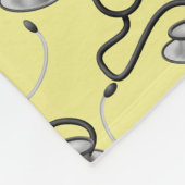 Couverture Polaire Stéthoscopes amusants pour les médecins de nom jau (Coin)