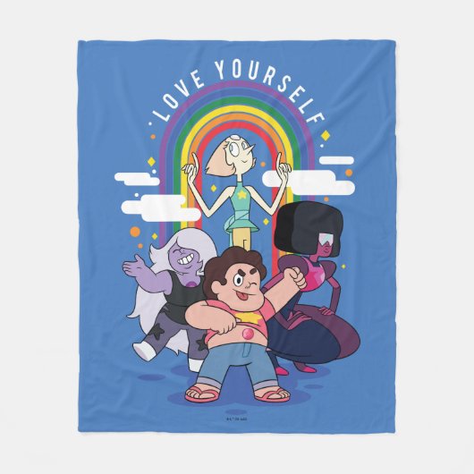 Couverture Polaire Steven Universe - Aimez-vous (Devant)
