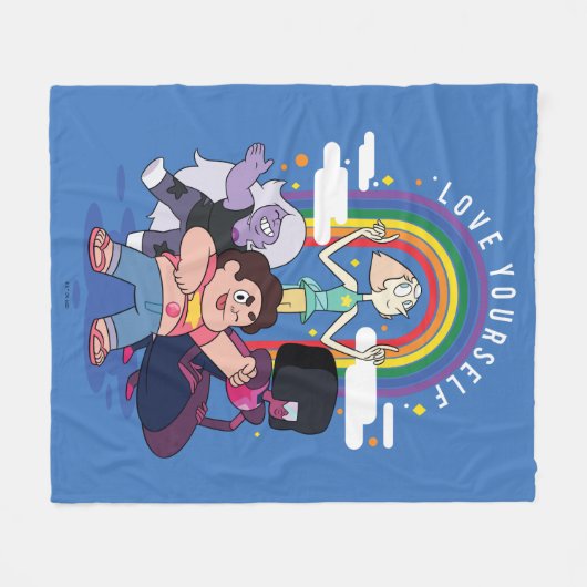 Couverture Polaire Steven Universe - Aimez-vous (Devant (Horizontal))