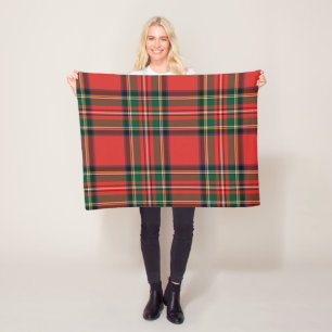 Couverture Polaire Stewart Royal Tartan.