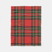 Couverture Polaire Stewart Royal Tartan. (Devant)