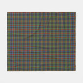 Couverture Polaire Stewart Stuart Black Clan Tartan (Devant (Horizontal))