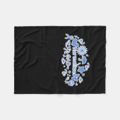 Couverture Polaire Sticker de banalisation de gad (bleu) (Devant (Horizontal))