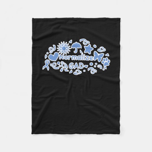 Couverture Polaire Sticker de banalisation de gad (bleu) (Devant)