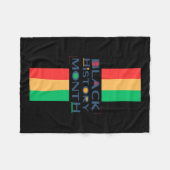 Couverture Polaire Sticker de conception du mois de l'histoire noire (Devant (Horizontal))