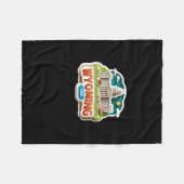 Couverture Polaire Sticker du Wyoming (Devant (Horizontal))