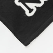 Couverture Polaire Sticker Empreinte de patte pas encore terminé (Coin)