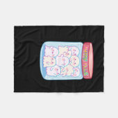 Couverture Polaire Sticker Ghosts Happy Pills (Devant (Horizontal))