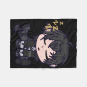 Couverture Polaire Sticker Masc Rover Chibi Wuthering Waves (Devant (Horizontal))