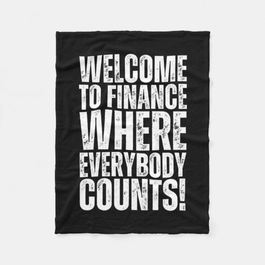 Couverture Polaire Sticker Office Finance amusant3 (Devant)