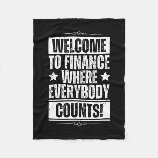 Couverture Polaire Sticker Office Finance Funny1 (Devant)