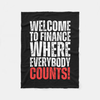 Couverture Polaire Sticker Office Finance Funny2