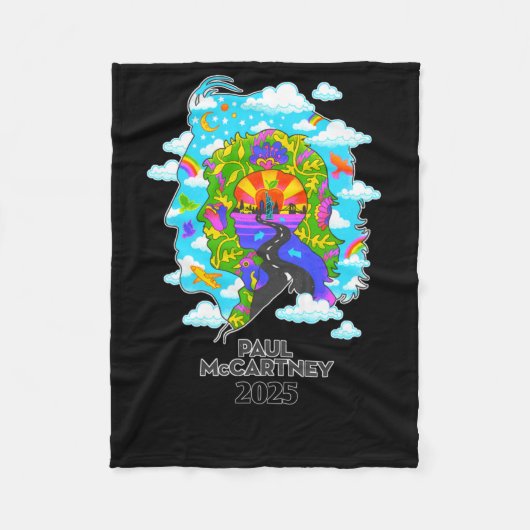 Couverture Polaire Sticker Paul Mccartney (Devant)