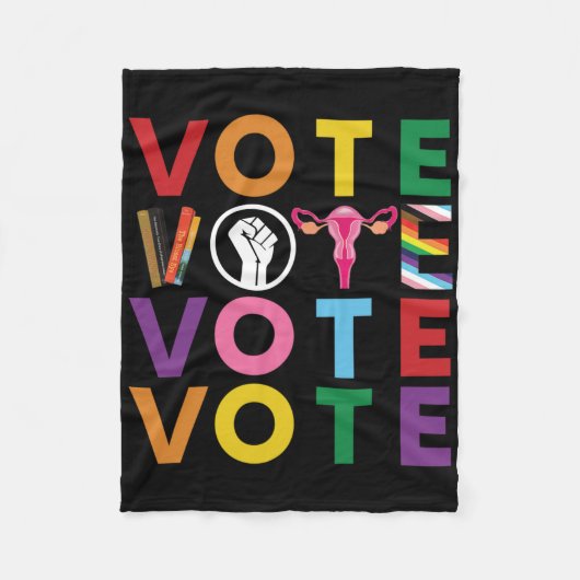 Couverture Polaire Sticker pour l'égalité de vote1 (Devant)