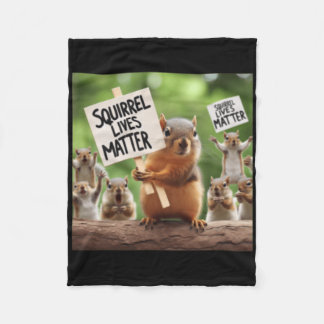Couverture Polaire Sticker Squirrel Lives