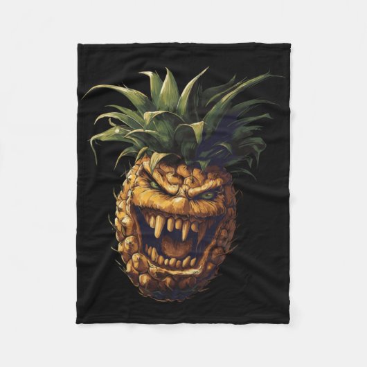 Couverture Polaire Sticker Vampire ananas (Devant)