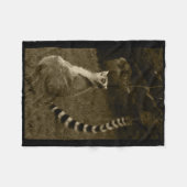 Couverture Polaire Sticker vertical Tail Lemur Valencia Tint (Devant (Horizontal))
