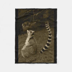 Couverture Polaire Sticker vertical Tail Lemur Valencia Tint