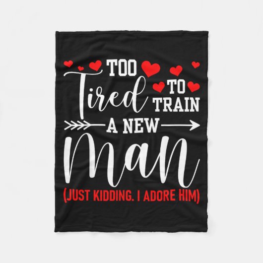 Couverture Polaire Still In Love With Her - Too Tired To Train A New  (Devant)