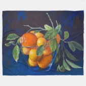 Couverture Polaire Still Life with Lemons and Orange Branch (Devant (Horizontal))