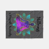 Couverture Polaire Stillness Is The Path To Clarity Gratitude Motivat (Devant (Horizontal))