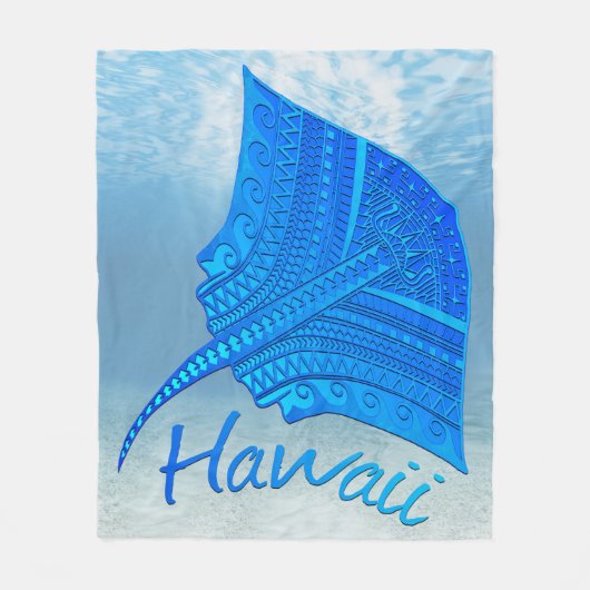 Couverture Polaire Stingray hawaïen (Devant)