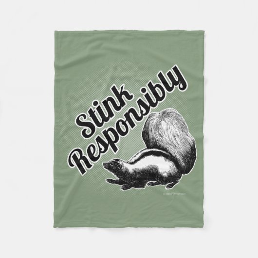 Couverture polaire Stink Responsibly (Devant)