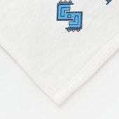 Couverture Polaire Stitch Polynésien (Coin)
