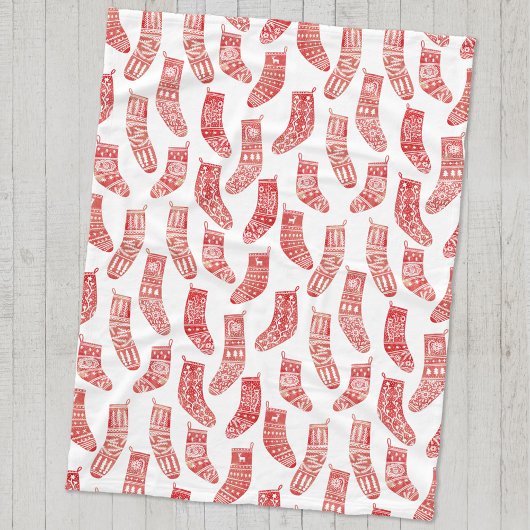 Couverture Polaire Stockage de Noël nordique