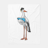 Couverture Polaire Stork as Teacher (Devant)
