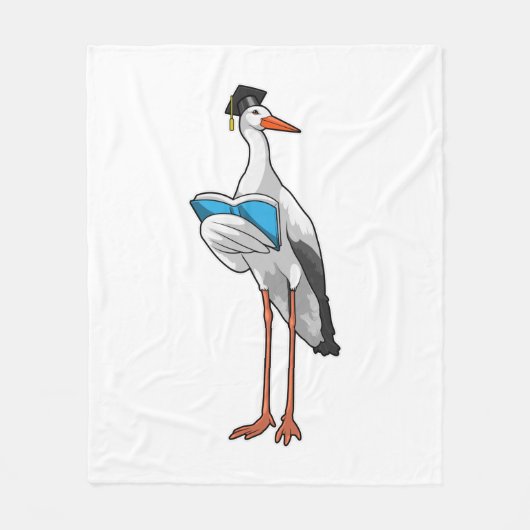 Couverture Polaire Stork as Teacher (Devant)