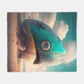 Couverture Polaire Strange Whale (Devant (Horizontal))