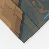 Couverture Polaire Strasbourg France Travel Art Vintage (Coin)